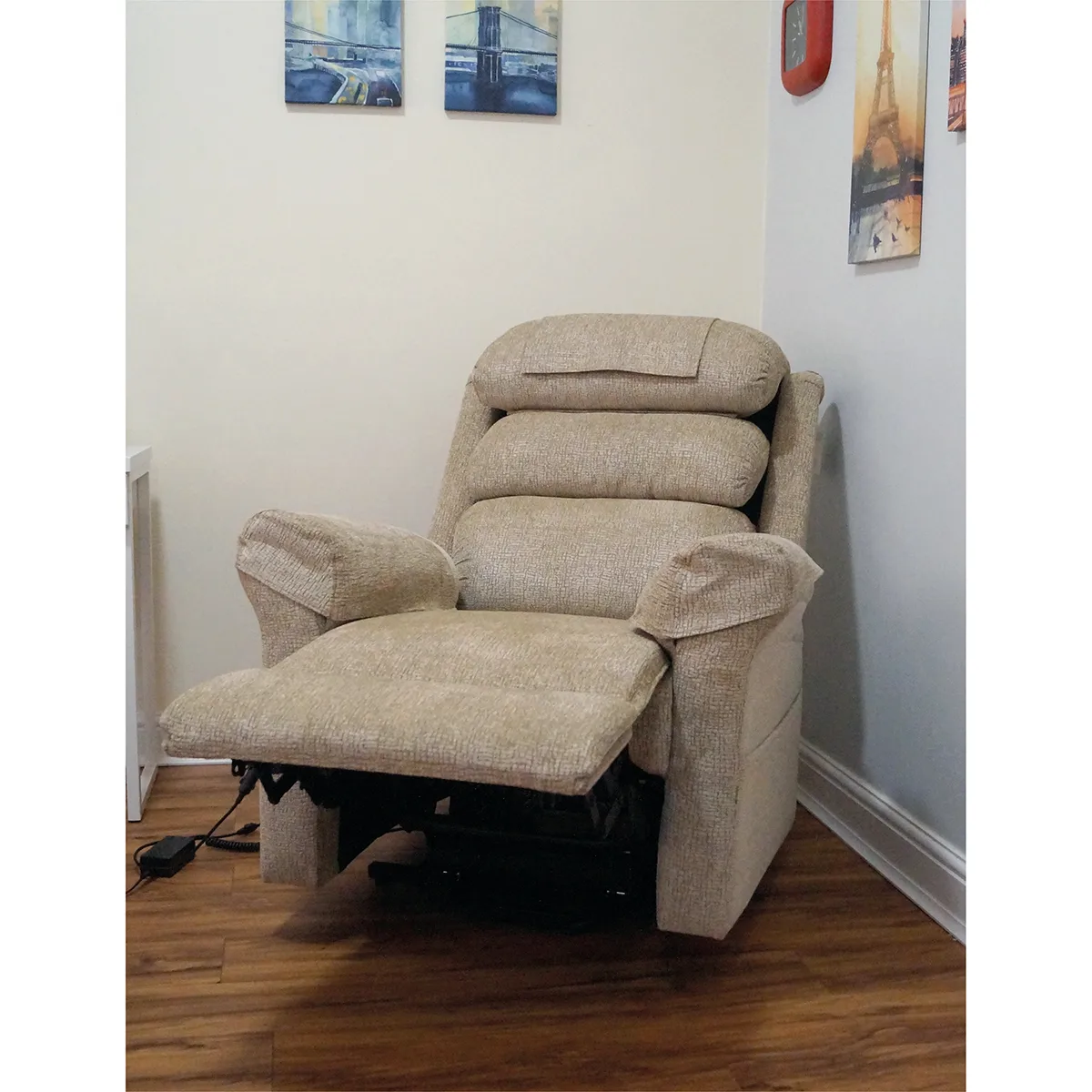 Ecclesfield Rise and Recline chair reclined in Oat.jpg